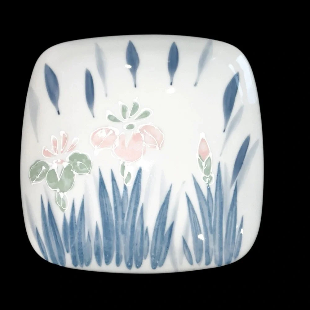 Otagiri Japanese Porcelain Trinket Box – Lidded Vanity Box / Grandmillennial